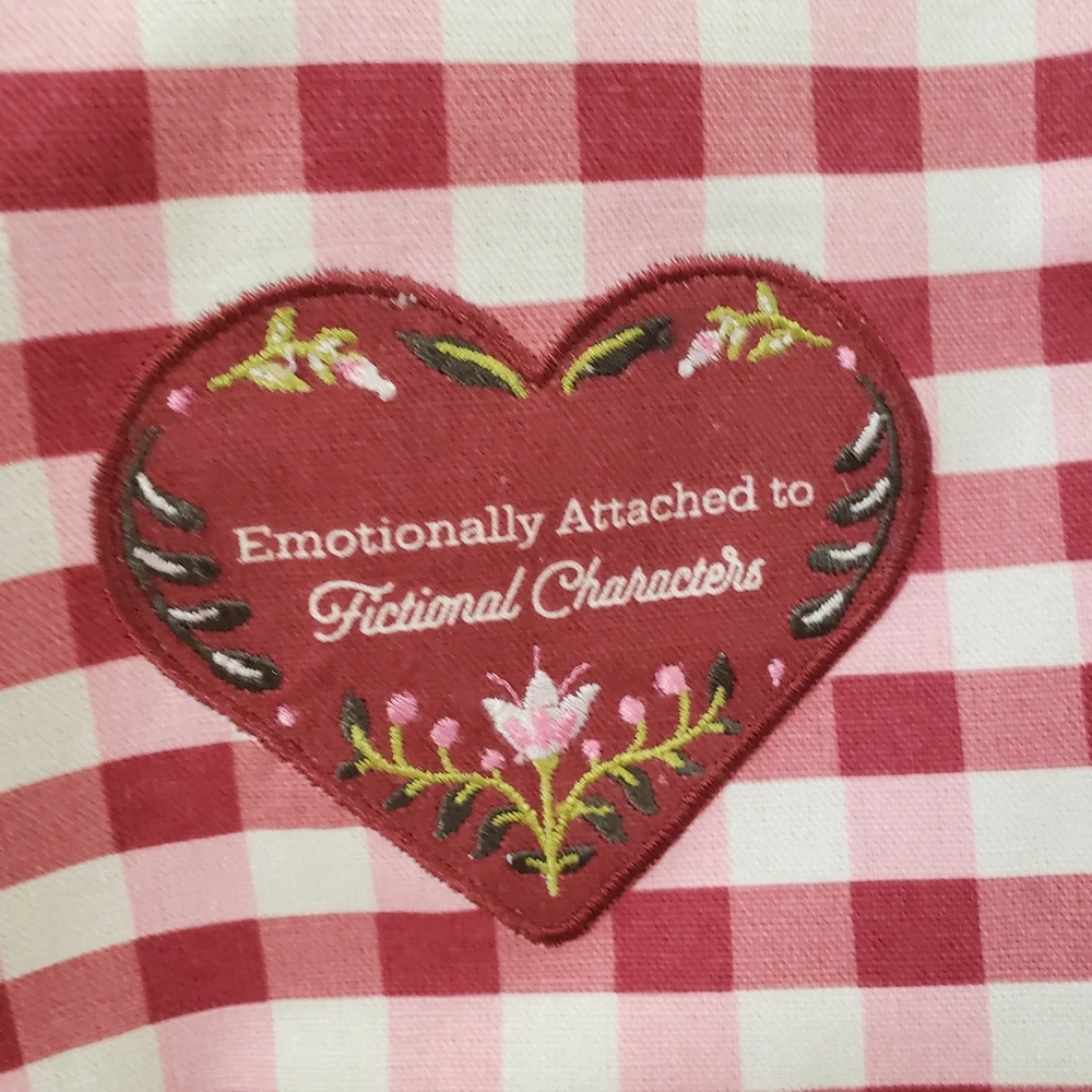 Checkered Red and White Tote Bag - Picture 2 of 4